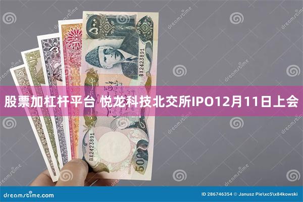 股票加杠杆平台 悦龙科技北交所IPO12月11日上会